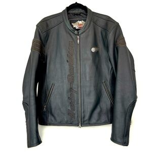 Harley Davidson Men's Leather Jacket Sz L